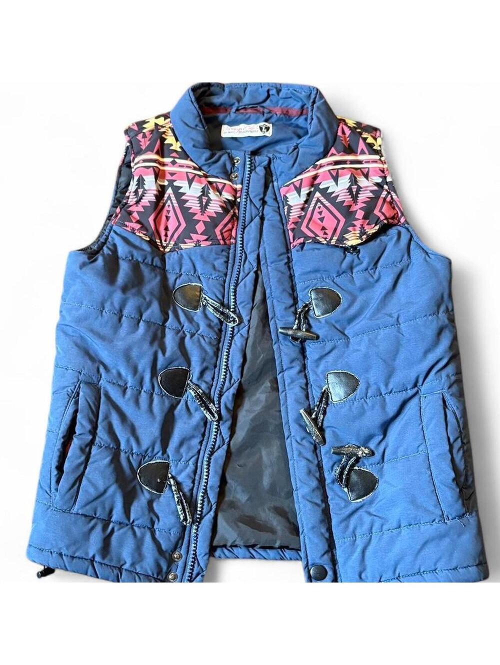 Sovereign Code Women's Blue and Navy Gilet